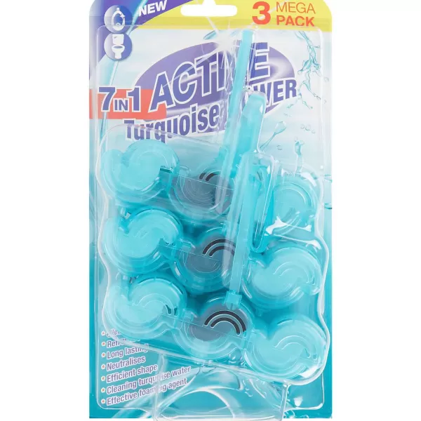 Fabulosa Active Turqoise Power Toiletblokken 7-In-1 Blauw,Groen Cheap