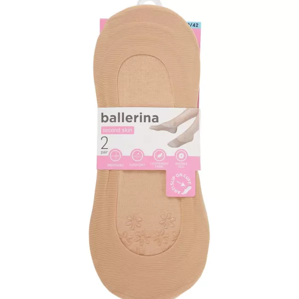 Lotto Ballerina-Footies Beige,Zwart Store