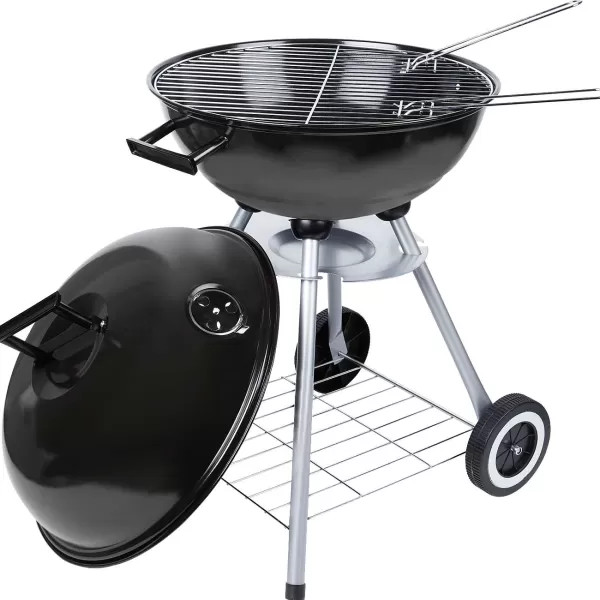 Big Jeff Barbecue Op Wielen Zwart Best