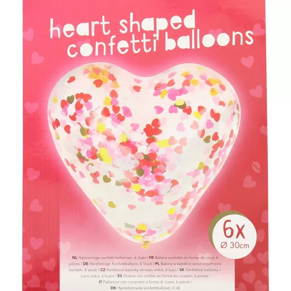 Merk Confetti-Ballon Meerkleurig Clearance