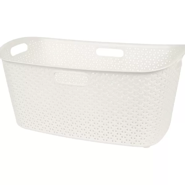 Curver Rattan Wasmand Zwart,Wit Flash Sale