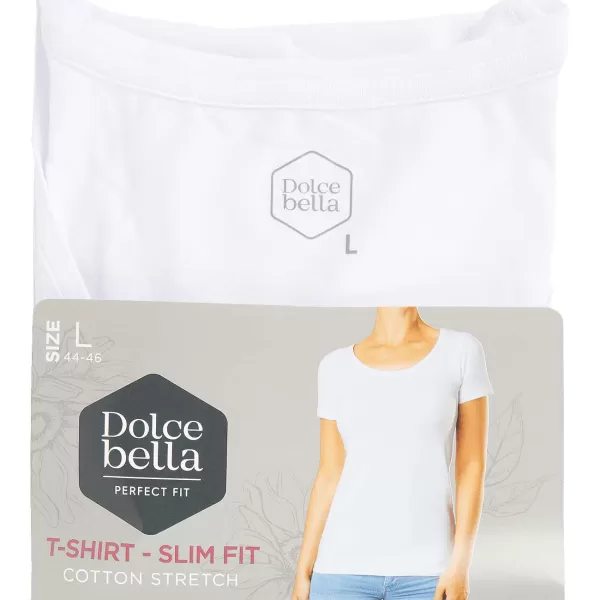 Dolce Bella T-Shirt Wit Flash Sale