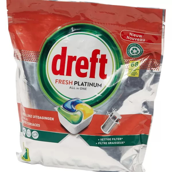 Dreft Fresh Platinum Vaatwastabletten All In One Shop