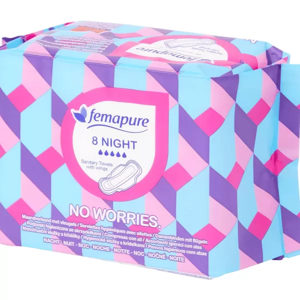 Palmolive Femapure No Worries Maandverband Night Outlet