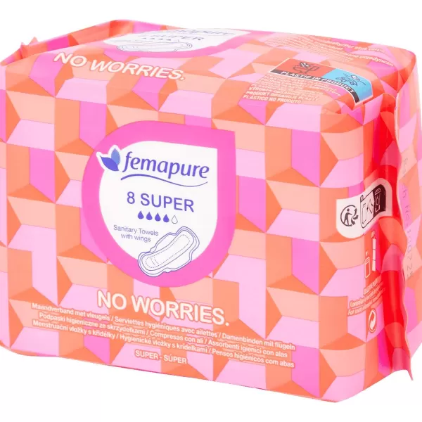 Palmolive Femapure No Worries Maandverband Super Flash Sale