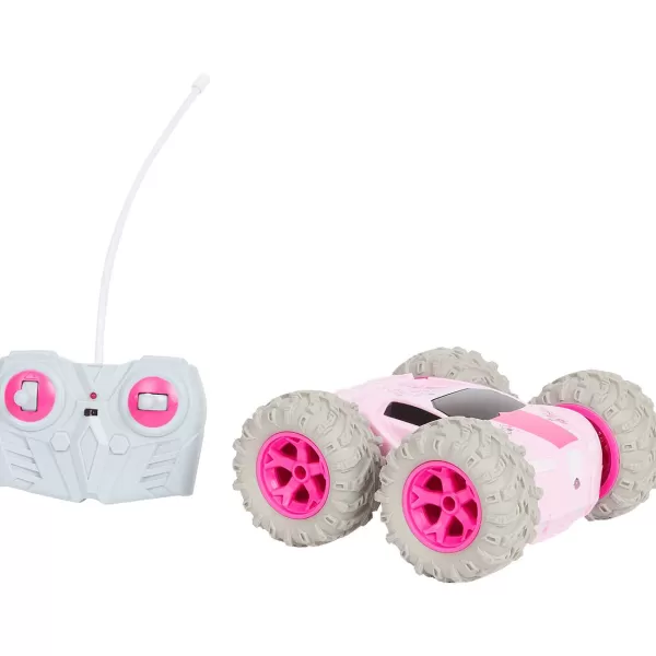 Hasbro Gear2Play Radiografisch Bestuurbare Stuntracer Groen,Roze Hot