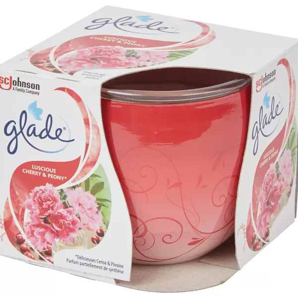 Glade Geurkaars Luscious Cherry & Peony Rood New