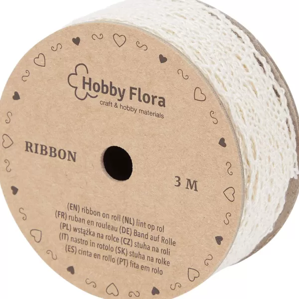 Alison & Mae Hobby Flora Lint Beige,Wit Flash Sale