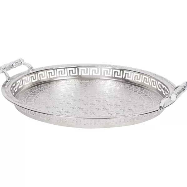 Staub Home Accents Rond Dienblad Zilver Outlet