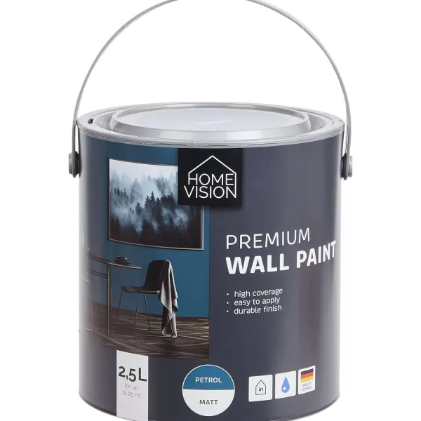 Van Bleiswijck Home Vision Matte Muurverf Petrol Blauw Discount