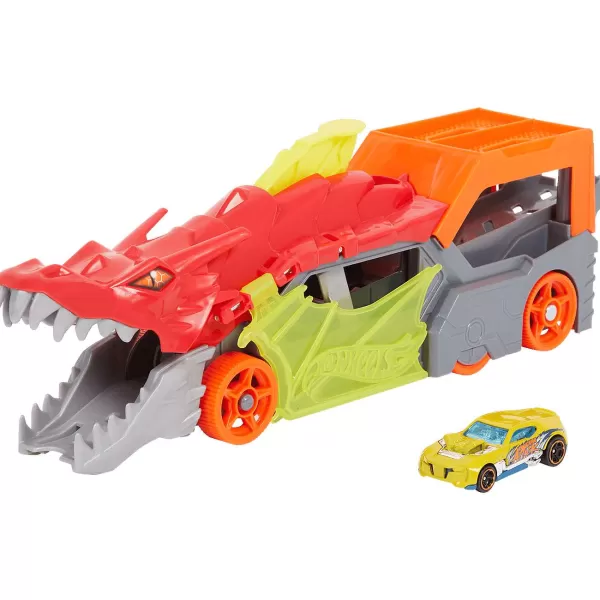 Hot Wheels City Draak Stuntwagen Grijs,Oranje,Rood,Geel,Meerkleurig Fashion