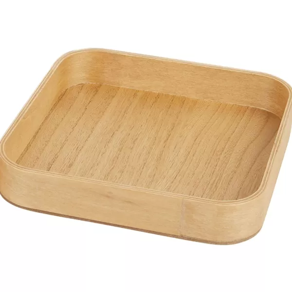 Staub Houten Tray Beige,Bruin Clearance