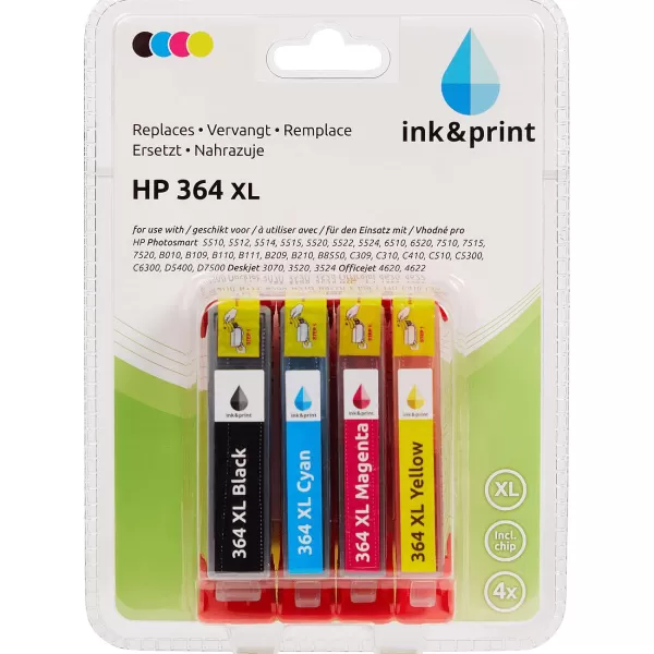 Office Essentials Ink & Print Inktcartridges Hp 364 Xl Meerkleurig Cheap