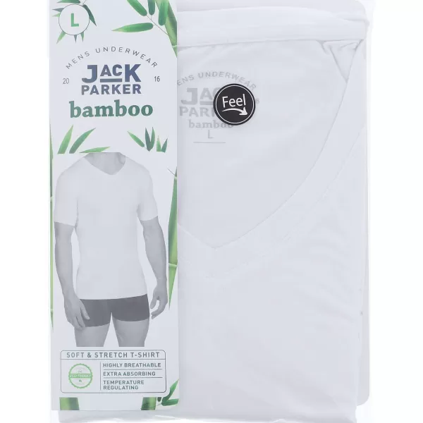 Jack Parker Bamboe T-Shirt Wit Sale