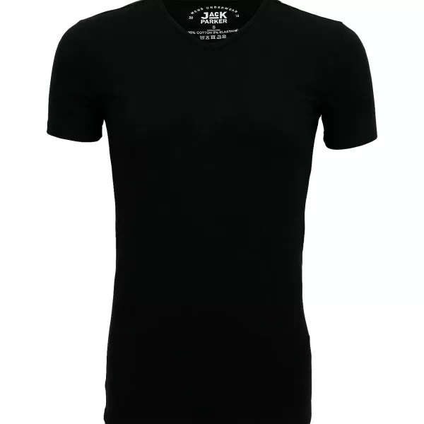 Jack Parker T-Shirt Zwart Discount