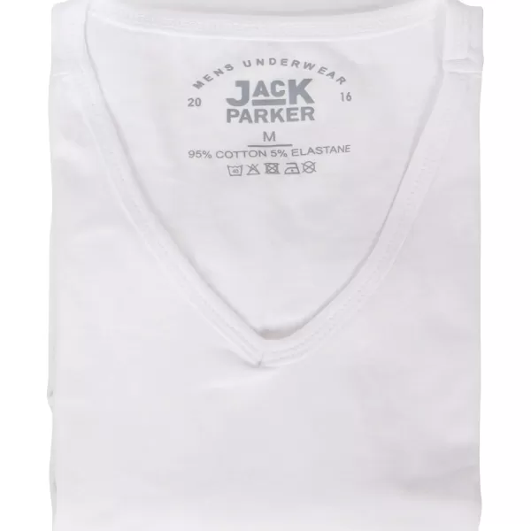 Jack Parker T-Shirt Wit Cheap