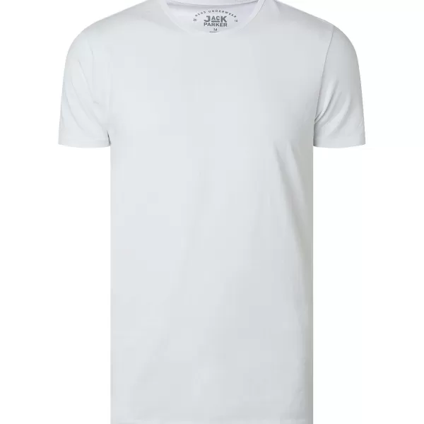 Jack Parker T-Shirt Wit Cheap