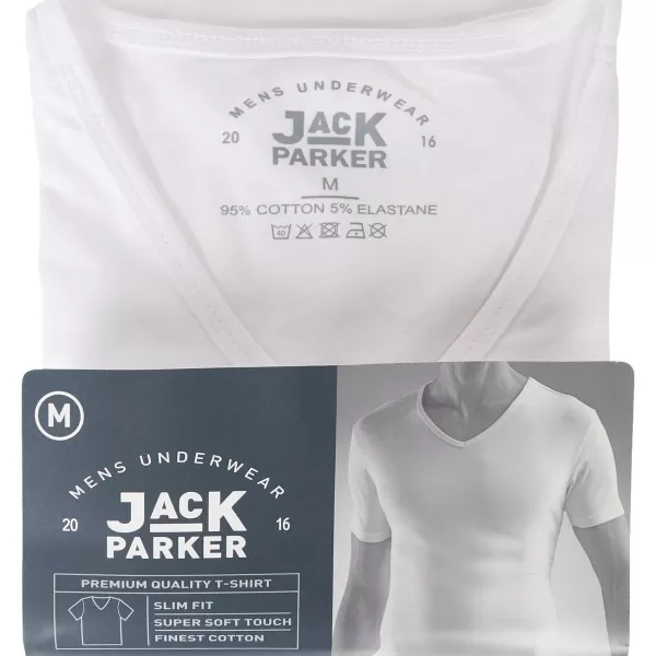 Jack Parker T-Shirt Wit Cheap