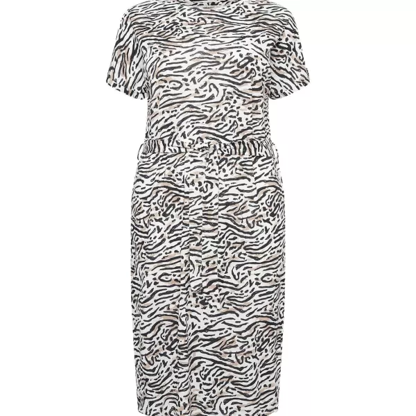 SuperTrash Jurk Print,Zwart Cheap