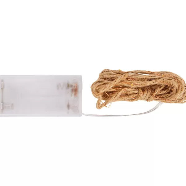 Merk Jute Touw Met Ledverlichting Beige Outlet