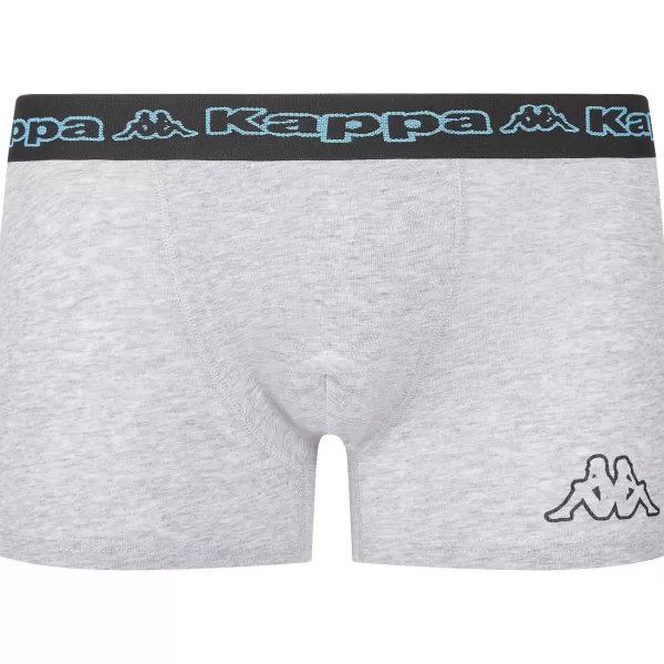 Kappa Boxershort Blauw,Grijs,Zwart Best