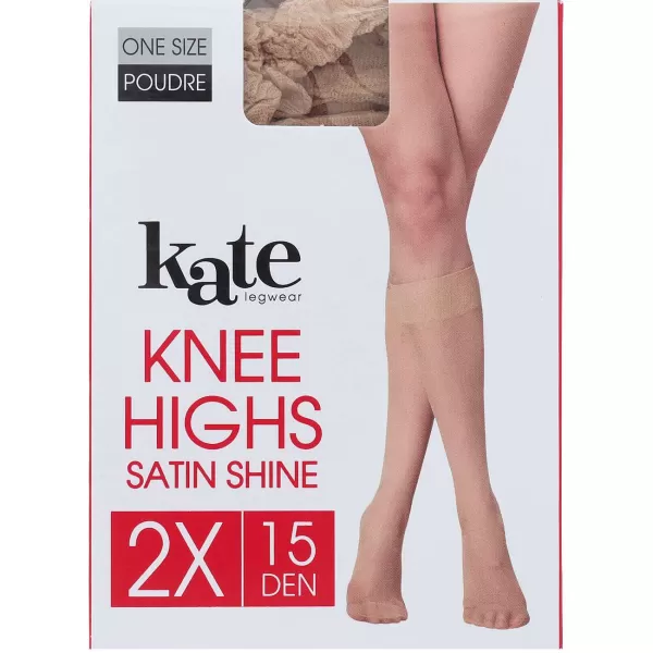 Kate Legwear Kniekousen 15 Denier Beige,Zwart Sale