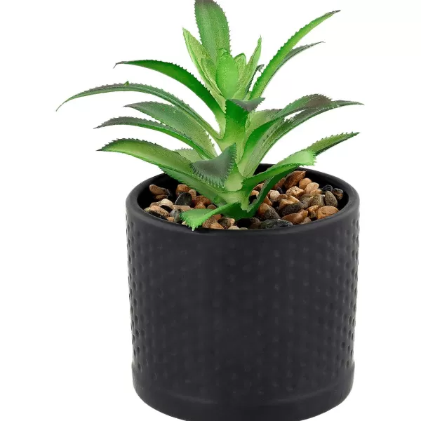 Merk Kunstvetplant In Pot Bruin,Groen,Print,Zwart Online