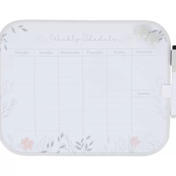 Merk Magnetisch Weekplanner-Whiteboard Blauw,Roze,Wit,Zwart Hot