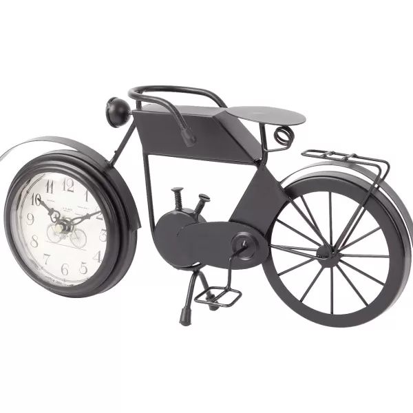 Merk Motorfiets Met Klok Zwart,Goud Discount