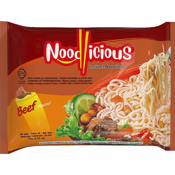 Big Jeff Noodlicious Instant Noedels Beef Wit Cheap