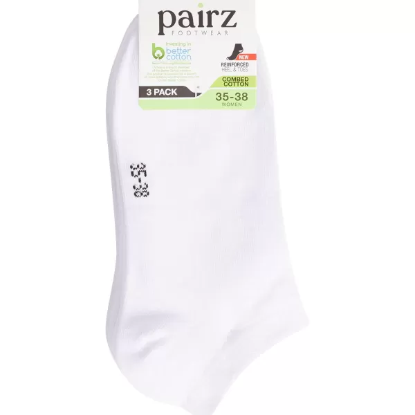 Pairz Sneakersokken Wit Clearance