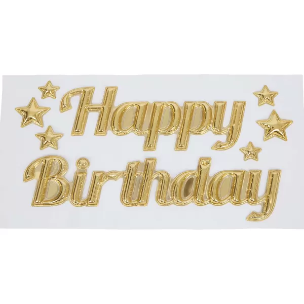 Disney Party Universe Happy Birthday Ballon-Raamsticker Brons,Goud,Meerkleurig Shop