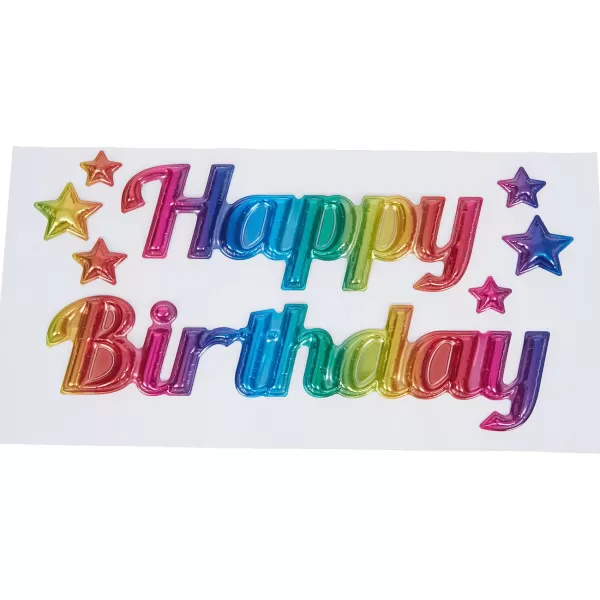 Disney Party Universe Happy Birthday Ballon-Raamsticker Brons,Goud,Meerkleurig Shop