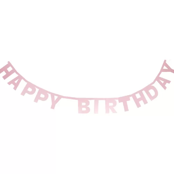 Merk Party Universe Slinger Happy Birthday Goud,Meerkleurig,Roze,Zilver Sale