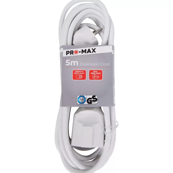 Pro-max Verlengsnoer Wit Clearance