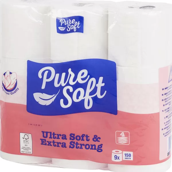 Pure Soft Toiletpapier Ultra Soft & Extra Strong Flash Sale