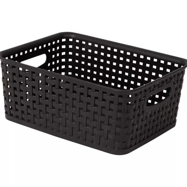 Merk Rattan Mand Wit,Zwart Discount