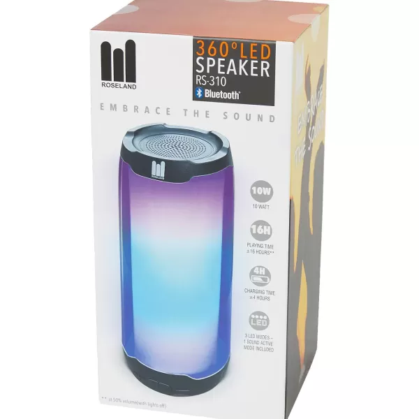 Roseland Draadloze Ledspeaker Rs-310 Meerkleurig Best Sale