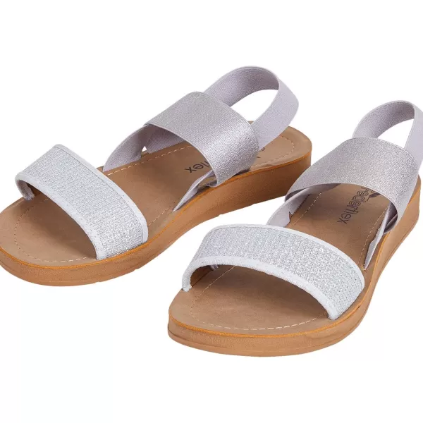 Merk Sandalen Zwart,Goud,Zilver Flash Sale