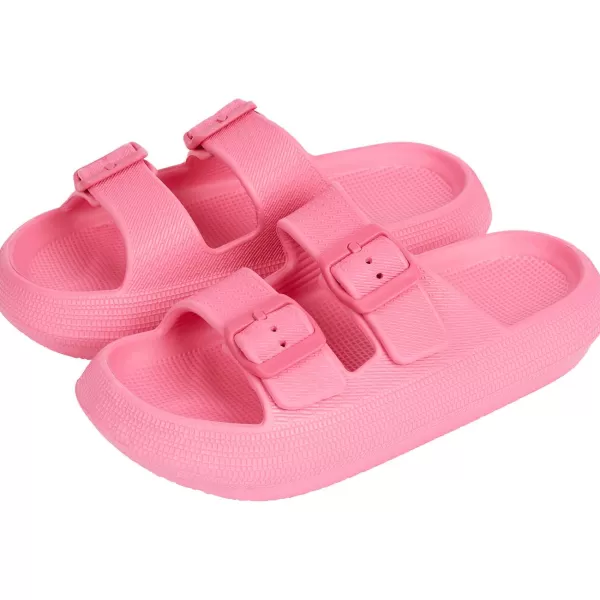 Merk Slippers Blauw,Roze Best