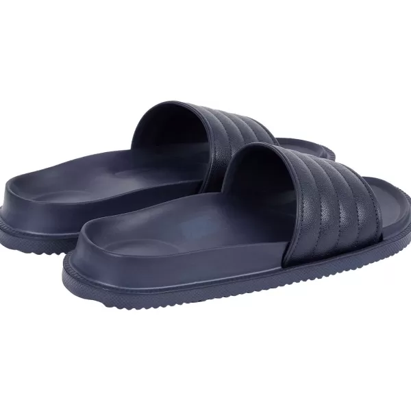 Merk Slippers Blauw,Grijs,Zwart New