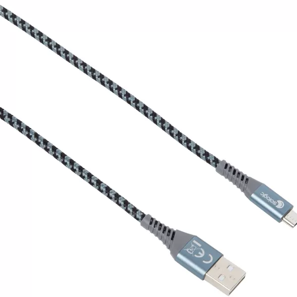 Sologic Laad- En Datakabel Micro-Usb Meerkleurig,Zwart New