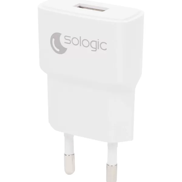 Sologic Usb-A Wandoplader Zwart,Wit Shop