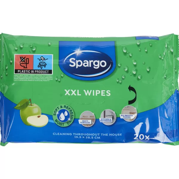 Spargo Vochtige Schoonmaakdoekjes Xxl Discount