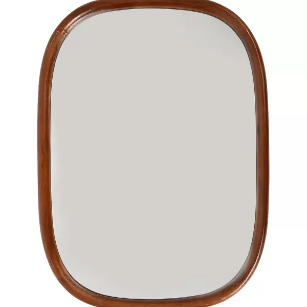 Merk Spiegel Met Houten Frame Beige,Bruin Discount