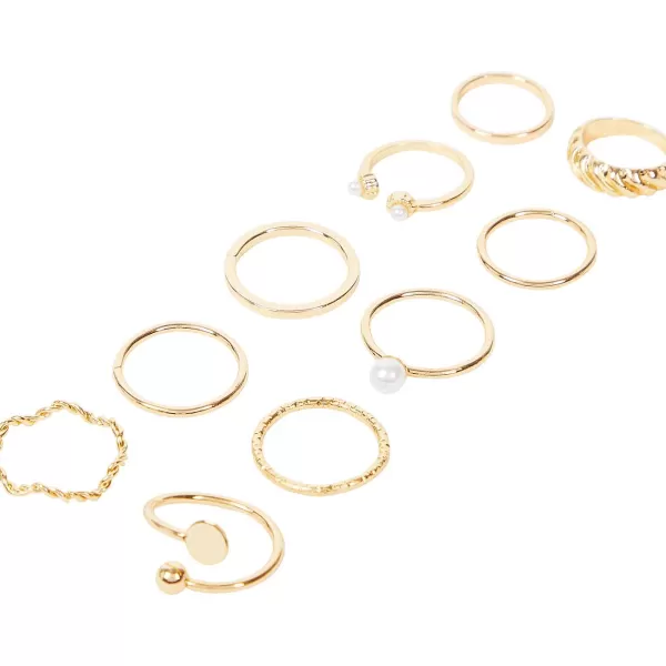 Merk Trendz Ringenset Goud,Zilver Fashion