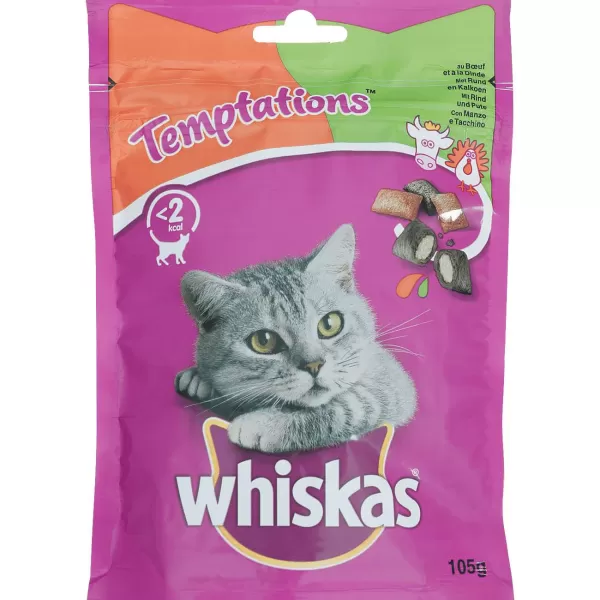 Whiskas Temptations Kattensnoepjes Rund En Kalkoen Store