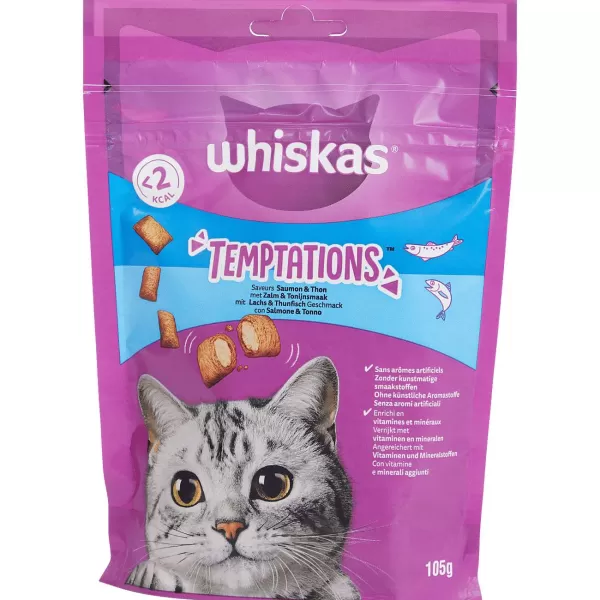 Whiskas Temptations Kattensnoepjes Zalm En Zeevruchten Best