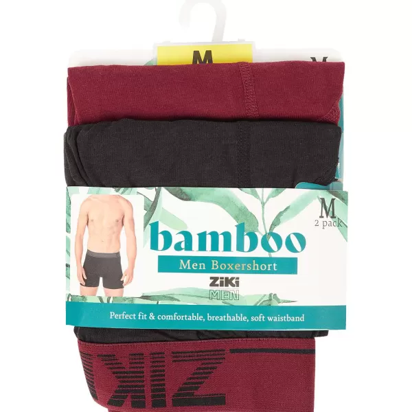 Ziki Bamboe Boxershorts Blauw,Rood,Zwart Outlet